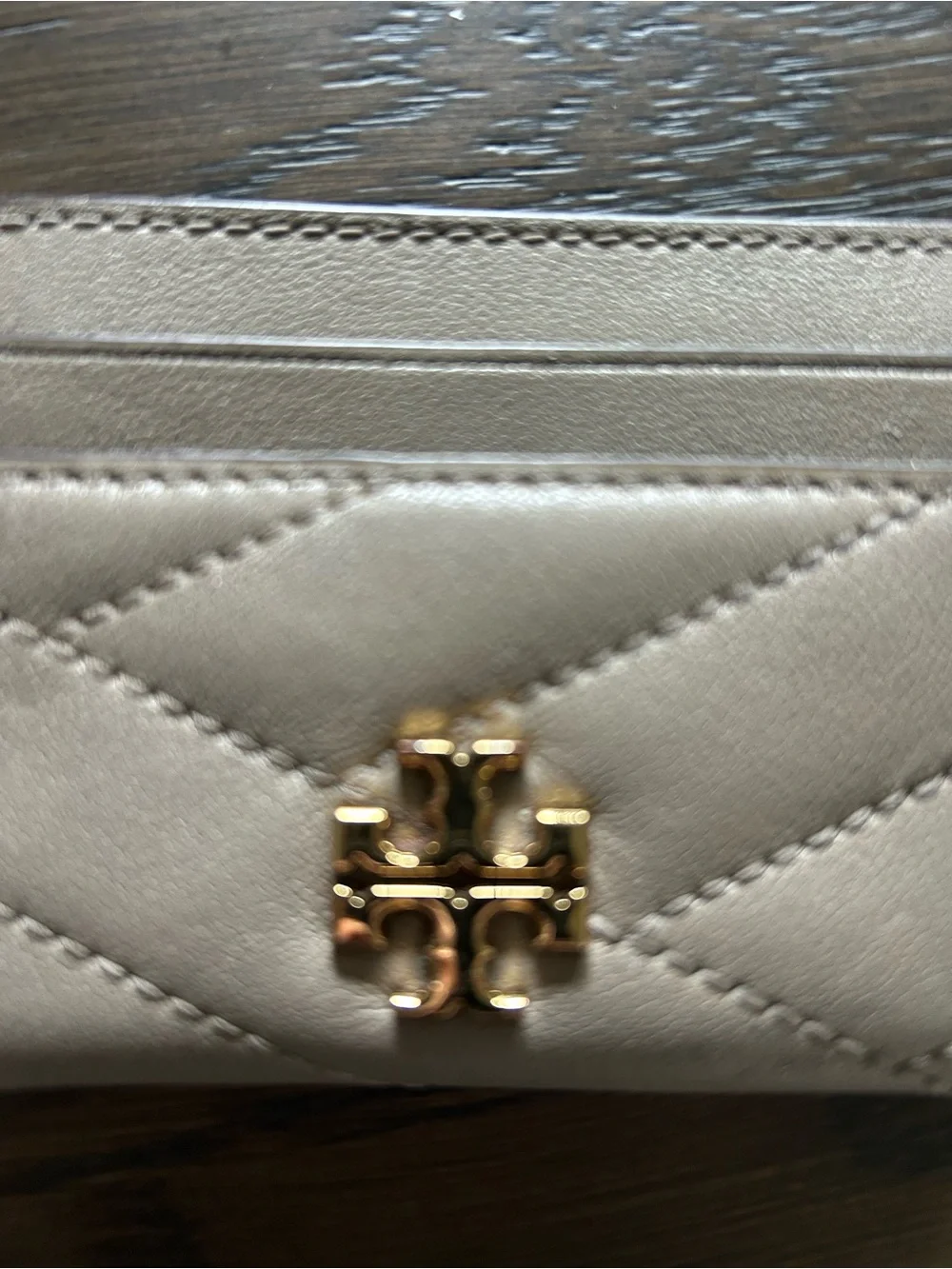 Tory Burch compact quilted